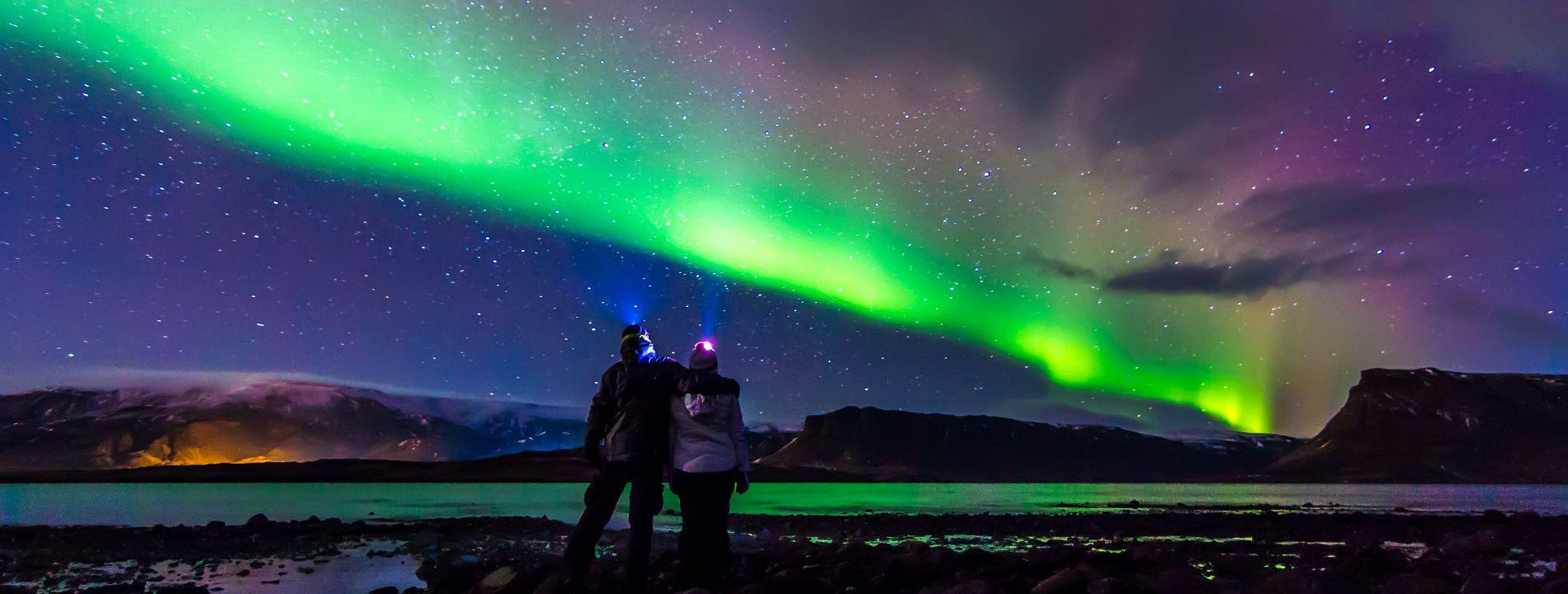 Aurora boreale coppia I Turisanda