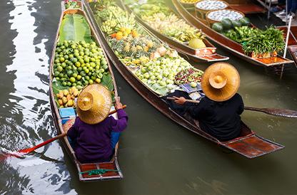 Mercato galleggiante Thailandia | Turisanda