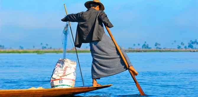 Pescatore Locale sul Fiume Irrawaddy | Myanmar | Turisanda