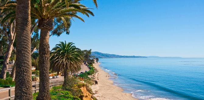 Spiaggia turistica di Santa Barbara in California | Stati Uniti | Turisanda