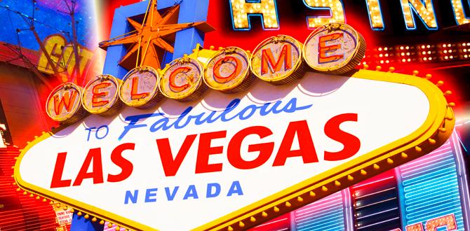 Caratteristica scritta luminosa a Las Vegas | Stati Uniti | Turisanda