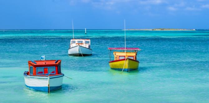 Imbarcazioni tipiche nel mare cristallino di Aruba | Caraibi | Turisanda