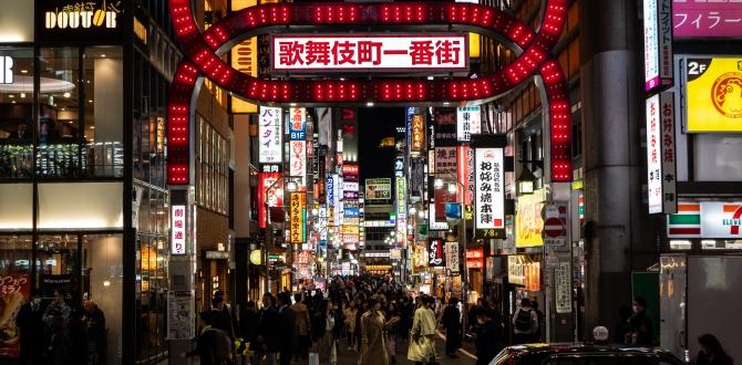 Quartiere illuminato di sera a Tokyo | Giappone | Turisanda