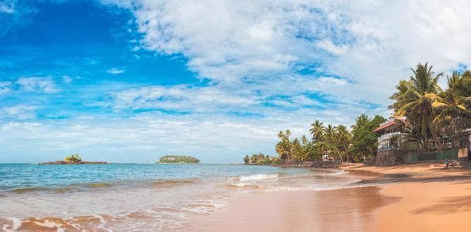 Spiaggia di Beruwala con acqua cristallina circondata da palme | Sri Lanka | Turisanda