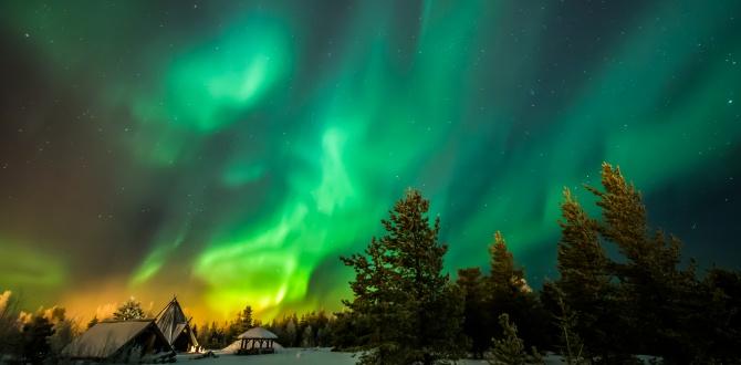 Luci verdi dell'Aurora Boreale | Finlandia | Turisanda