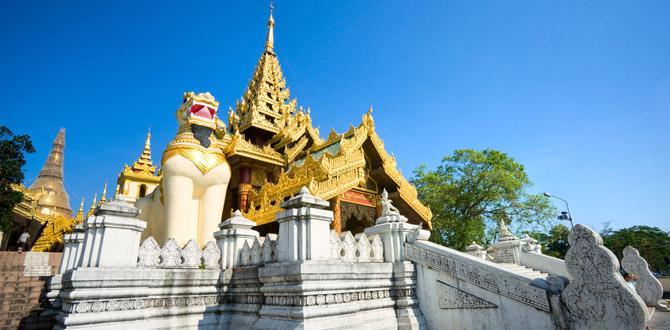 Tipico tempio dorato a Yangon | Myanmar | Turisanda